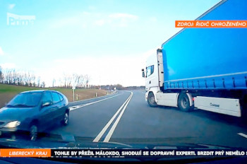 Польский водитель фуры избежал тюрьмы за безумный маневр в Чехии: видео